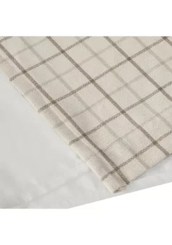 Cheapest 👏 Madison Park Anaheim Plaid Faux Leather Tab Top Panel with Fleece Lining ⭐ -Madison Park Shop Belk 3368