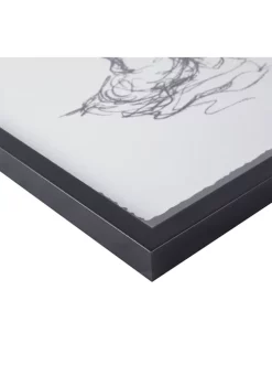 Outlet 🧨 Madison Park Feminine Figures Deckle Edge Sketch 2 Piece Framed Wall Art Set 😍 -Madison Park Shop Belk 3481