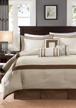 Wholesale 🔥 Madison Park Genevieve 7-Piece Comforter Set - Navy ❤️ -Madison Park Shop Belk 35