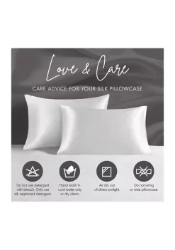 Promo 😉 Madison Park Silk 100% Mulberry Single Pillowcase 👍 -Madison Park Shop Belk 352