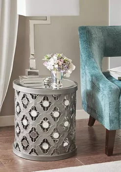 Buy 🌟 Madison Park Arian Quatrefoil Mirror Accent Table 🛒 -Madison Park Shop Belk 3623