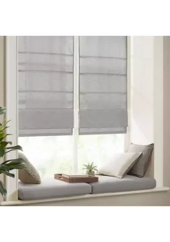 Coupon 😀 Madison Park Como Printed Faux Silk Room Darkening Cordless Roman Shade 🛒 -Madison Park Shop Belk 3638