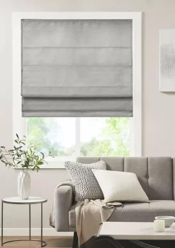 Coupon 😀 Madison Park Como Printed Faux Silk Room Darkening Cordless Roman Shade 🛒 -Madison Park Shop Belk 3641