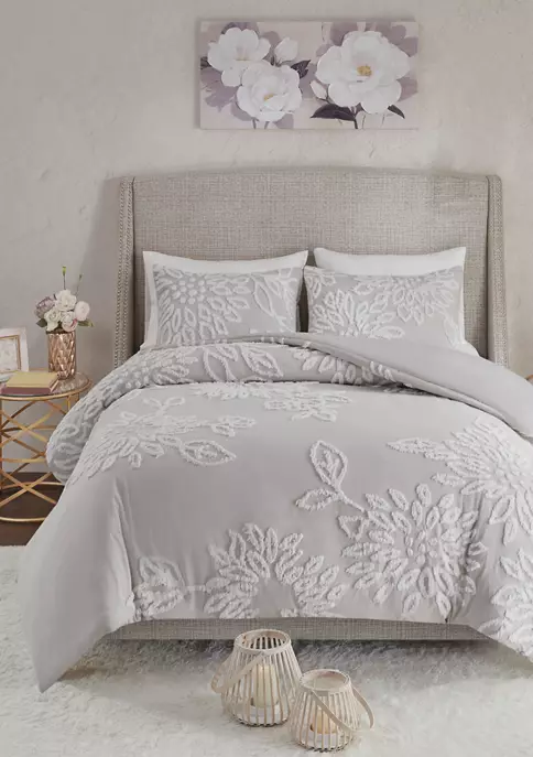 Promo ๐ Madison Park Veronica 3 Piece Tufted Cotton Chenille Floral Comforter Set ๐ 1 Promo ๐ Madison Park Veronica 3 Piece Tufted Cotton Chenille Floral Comforter Set ๐