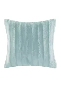 Hot Sale 🌟 Madison Park Duke Faux Fur Square Pillow 😍 -Madison Park Shop Belk 3685
