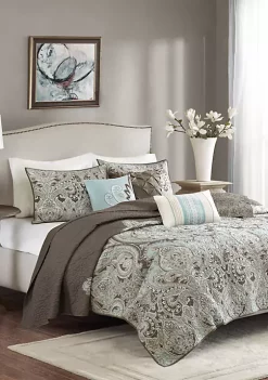 Best reviews of ✔️ Madison Park Geneva 6-Piece Quilted Coverlet Set 🌟 -Madison Park Shop Belk 370