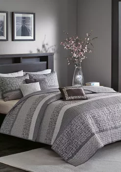 Hot Sale 🤩 Madison Park Rhapsody 6-Piece Quilted Coverlet Set ❤️