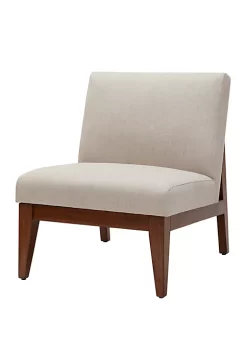 Promo ⌛ Madison Park Kari Slant Back Wood Accent Chair 🔥