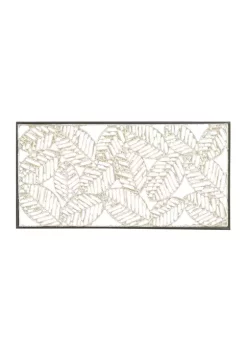 Cheap 🛒 Madison Park Paper Cloaked Leaves Wall Decor Metal Frame ⭐ -Madison Park Shop Belk 3728