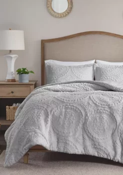 Flash Sale 🛒 Madison Park Arya Medallion Ultra Plush Comforter Mini Set ⭐