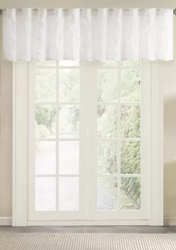 Buy 🌟 Madison Park Gemma Sheer Embroidered Window Valance 😀 -Madison Park Shop Belk 3859