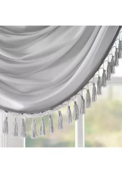 Promo 🔥 Madison Park Elena Faux Silk Waterfall Embellished Valance 🛒 -Madison Park Shop Belk 3875