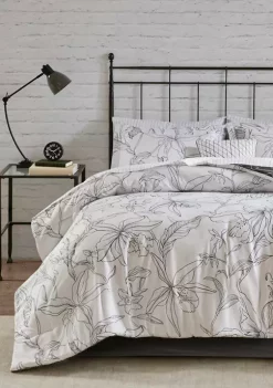 New 🛒 Madison Park Essentials Lilia Reversible Complete Bedding Set with Cotton Sheets 💯