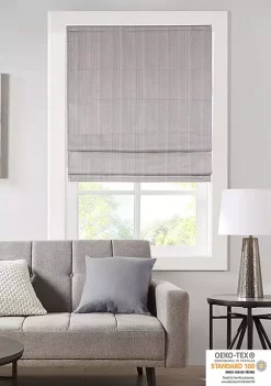 Best Sale 💯 Madison Park Galen Basketweave Room Darkening Cordless Roman Shade 💯 -Madison Park Shop Belk 3967