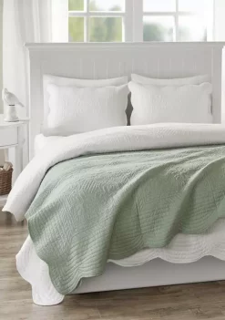 Best reviews of 🌟 Madison Park Tuscany Oversized Quilted Throw with Scalloped Edges 👍 -Madison Park Shop Belk 399