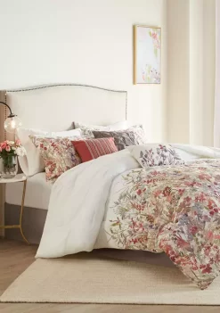 Best Pirce ✔️ Madison Park Mariana 7-Piece Cotton Printed Comforter Set 🎁