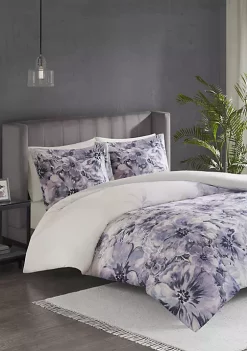 Cheapest 😀 Madison Park Enza 3 Piece Cotton Printed Duvet Cover Set ✨ -Madison Park Shop Belk 4003