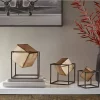 Brand new 🛒 Madison Park Quad Gold Cube Decor Set of 3 ⭐
