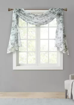 Best Sale ✨ Madison Park Simone Printed Floral Voile Sheer Scarf 🧨 -Madison Park Shop Belk 4031