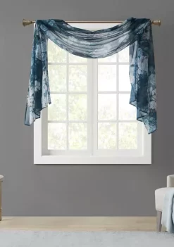 Best Sale ✨ Madison Park Simone Printed Floral Voile Sheer Scarf 🧨 -Madison Park Shop Belk 4032