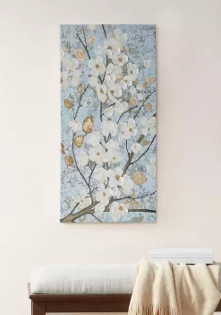Wholesale ⌛ Madison Park Luminous Bloom Gold Foil Floral Hand Embellished Canvas Art 🎉