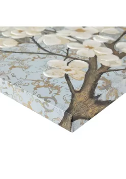 Wholesale ⌛ Madison Park Luminous Bloom Gold Foil Floral Hand Embellished Canvas Art 🎉 -Madison Park Shop Belk 4049