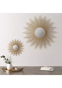 Brand new 🎁 Madison Park Fiore Round Sunburst Wall Decor Mirror ⭐ -Madison Park Shop Belk 4056