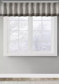 New ✨ Madison Park Dune Microsuede Striped Window Valance ✨ -Madison Park Shop Belk 4085