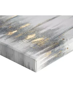 Budget 👏 Madison Park Blue Midst Forest Printed Canvas with Gold Foil 3 Piece Set 🥰 -Madison Park Shop Belk 4127