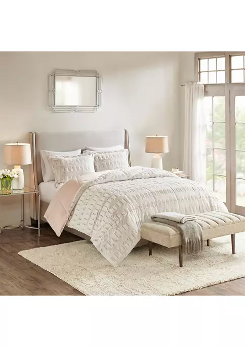 Deals ๐ Madison Park Gia Back Print Long Fur Comforter Mini Set ๐ 2 Deals ๐ Madison Park Gia Back Print Long Fur Comforter Mini Set ๐ - Image 2