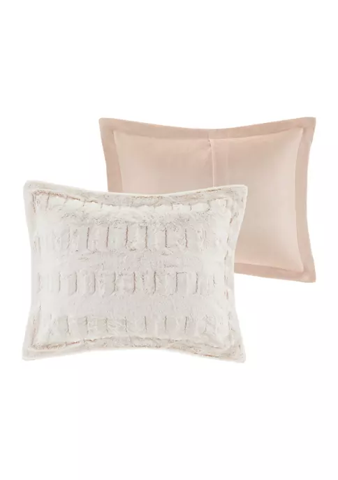 Deals ๐ Madison Park Gia Back Print Long Fur Comforter Mini Set ๐ 3 Deals ๐ Madison Park Gia Back Print Long Fur Comforter Mini Set ๐ - Image 3