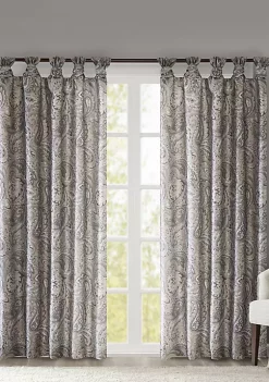 Brand new 🧨 Madison Park Yvette Twist Tab Paisley Printed Window Panel 🛒 -Madison Park Shop Belk 4168