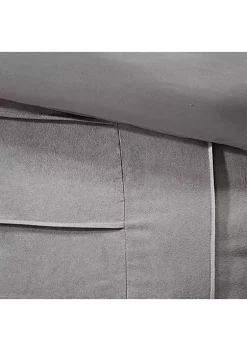 Outlet ❤️ Madison Park Connell Gray 7-Piece Queen Comforter Set 90-in. x 90-in. 😀 -Madison Park Shop Belk 4217