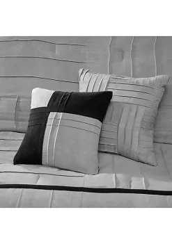 Outlet ❤️ Madison Park Connell Gray 7-Piece Queen Comforter Set 90-in. x 90-in. 😀 -Madison Park Shop Belk 4221