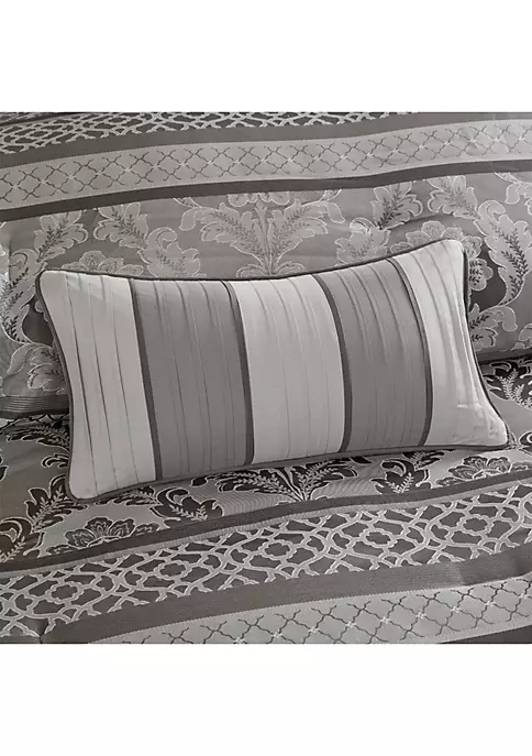 New โ Madison Park Bellagio 7-Piece Jacquard Comforter Set- Gray ๐ฅฐ 5 New โ Madison Park Bellagio 7-Piece Jacquard Comforter Set- Gray ๐ฅฐ - Image 5