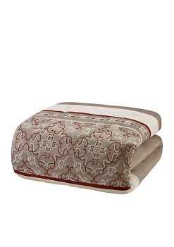 New 🥰 Madison Park Essentials Jelena 24-Piece Complete Comforter Set - Red ⌛ -Madison Park Shop Belk 443