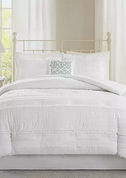 Best reviews of 👍 Madison Park Celeste 5-Piece Comforter Set - White ❤️ 2 Best reviews of 👍 Madison Park Celeste 5-Piece Comforter Set - White ❤️ - Image 2