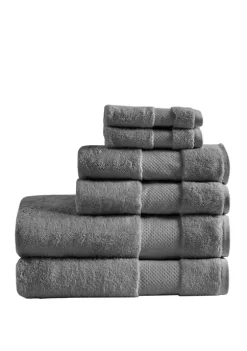 Flash Sale 🔥 Madison Park Signature Turkish Cotton 6 Piece Bath Towel Set 🤩 -Madison Park Shop Belk 502