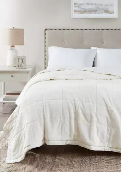 Cheapest 😀 Madison Park Coleman Reversible Down Alternative Blanket ❤️