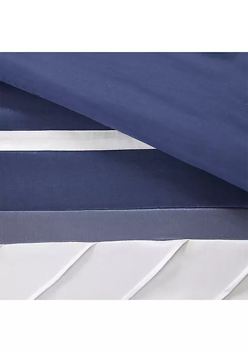 New 😉 Madison Park Blaire 7-Piece Comforter Set-Navy 🛒 3 New 😉 Madison Park Blaire 7-Piece Comforter Set-Navy 🛒 - Image 3