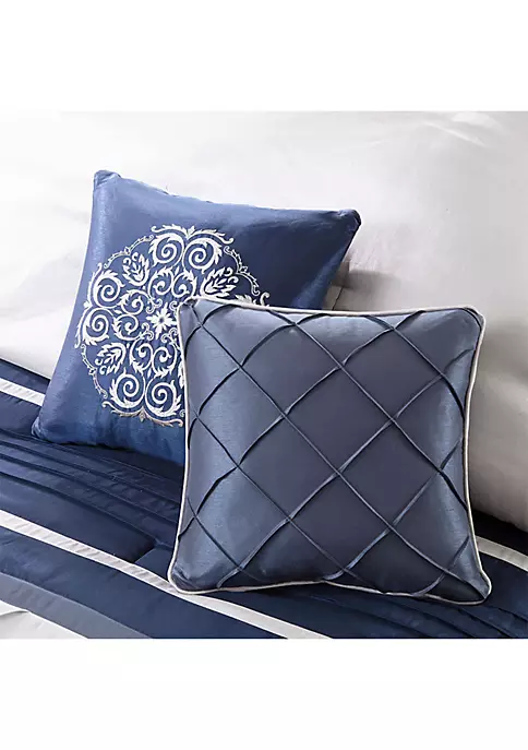 New 😉 Madison Park Blaire 7-Piece Comforter Set-Navy 🛒 5 New 😉 Madison Park Blaire 7-Piece Comforter Set-Navy 🛒 - Image 5