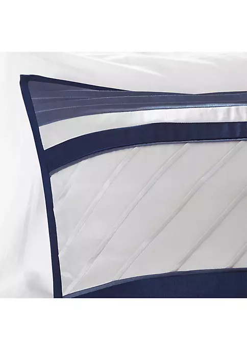 New 😉 Madison Park Blaire 7-Piece Comforter Set-Navy 🛒 6 New 😉 Madison Park Blaire 7-Piece Comforter Set-Navy 🛒 - Image 6