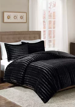 Wholesale 🔥 Madison Park Duke Faux Fur 3 Piece Comforter Set 👍 -Madison Park Shop Belk 535