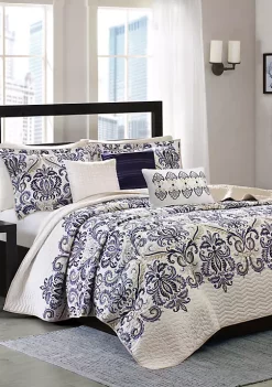 Cheap 👍 Madison Park Cali 6-Piece Quilted Coverlet Set 😉