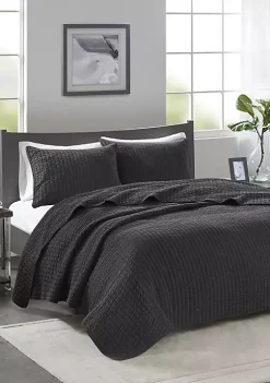 Discount 😉 Madison Park Keaton Reversible Coverlet Set ⌛