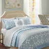 Brand new 🛒 Madison Park Essentials Sybil Bed In A Bag Set - Blue 🔥