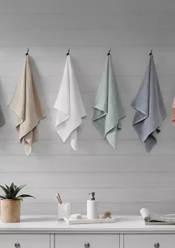 Best Pirce 👍 Madison Park Spa Waffle 6 Piece Jacquard Combed Cotton Towel Set 😍 -Madison Park Shop Belk 579