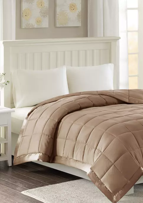 Brand new 🎁 Madison Park Windom All Season Hypoallergenic Microfiber Down Alternative Blanket with 3M Scotchgard 🔔 7 Brand new 🎁 Madison Park Windom All Season Hypoallergenic Microfiber Down Alternative Blanket with 3M Scotchgard 🔔 - Image 7