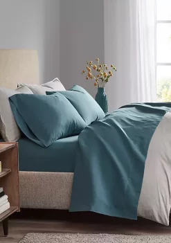 New ✨ Madison Park 3M Microcell All Season Moisture Wicking Lightweight Sheet Set 🎉 -Madison Park Shop Belk 601