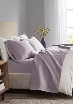 New ✨ Madison Park 3M Microcell All Season Moisture Wicking Lightweight Sheet Set 🎉 -Madison Park Shop Belk 603